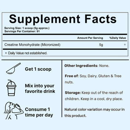 Creatine Monohydrate Powder