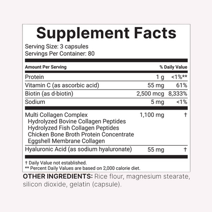 Multi Collagen Complex Capsules