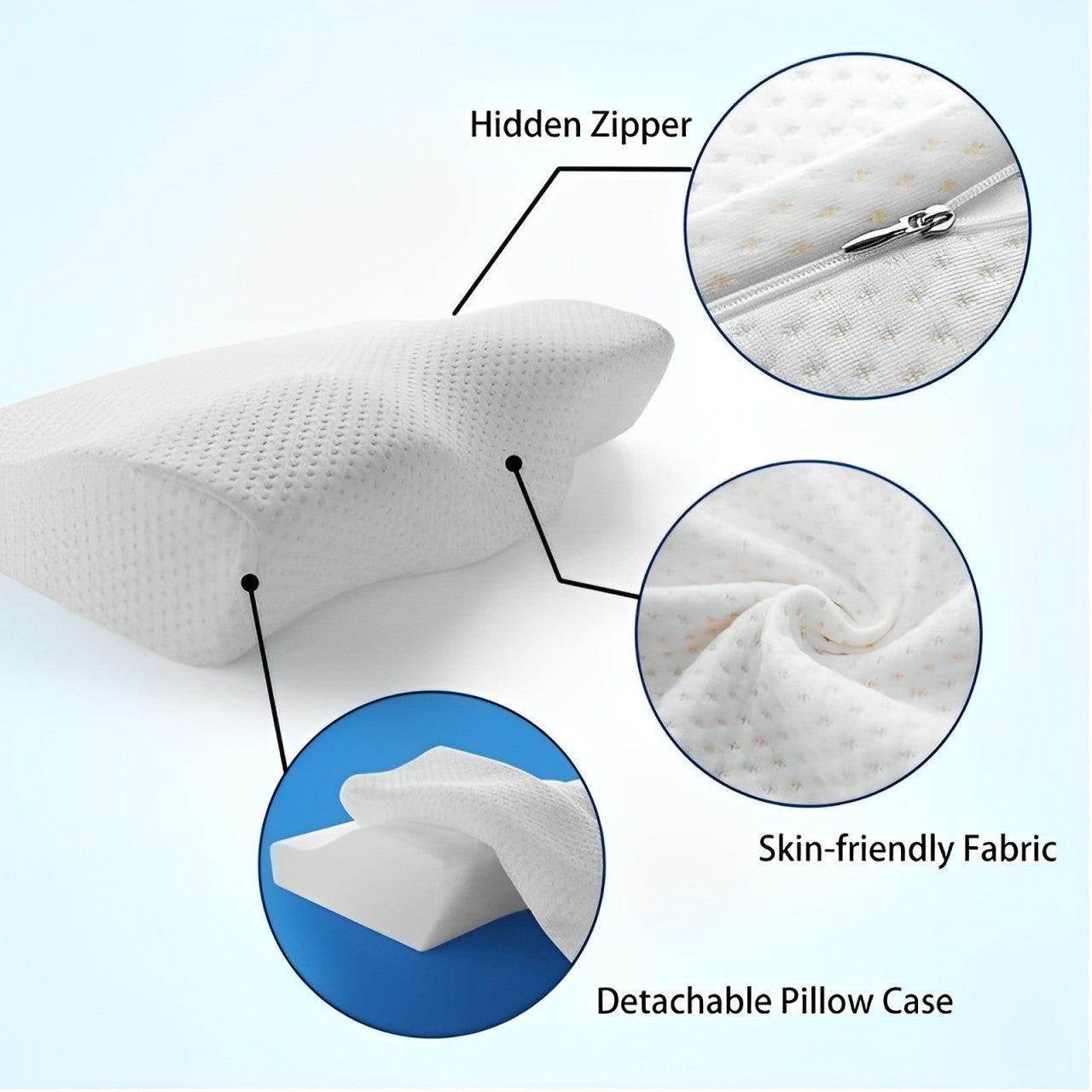 Cervical Pillow For Neck Discomfort & Support