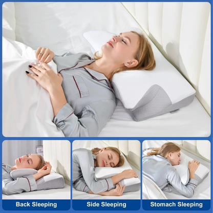 Butterfly Memory Foam Pillow For Neck Discomfort & Support